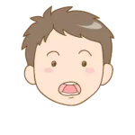 歯を舌で押す